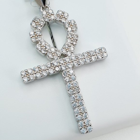 925 Sterling Silver Cubic Zirconia Pendant, U19254736 - Picture 2 of 11